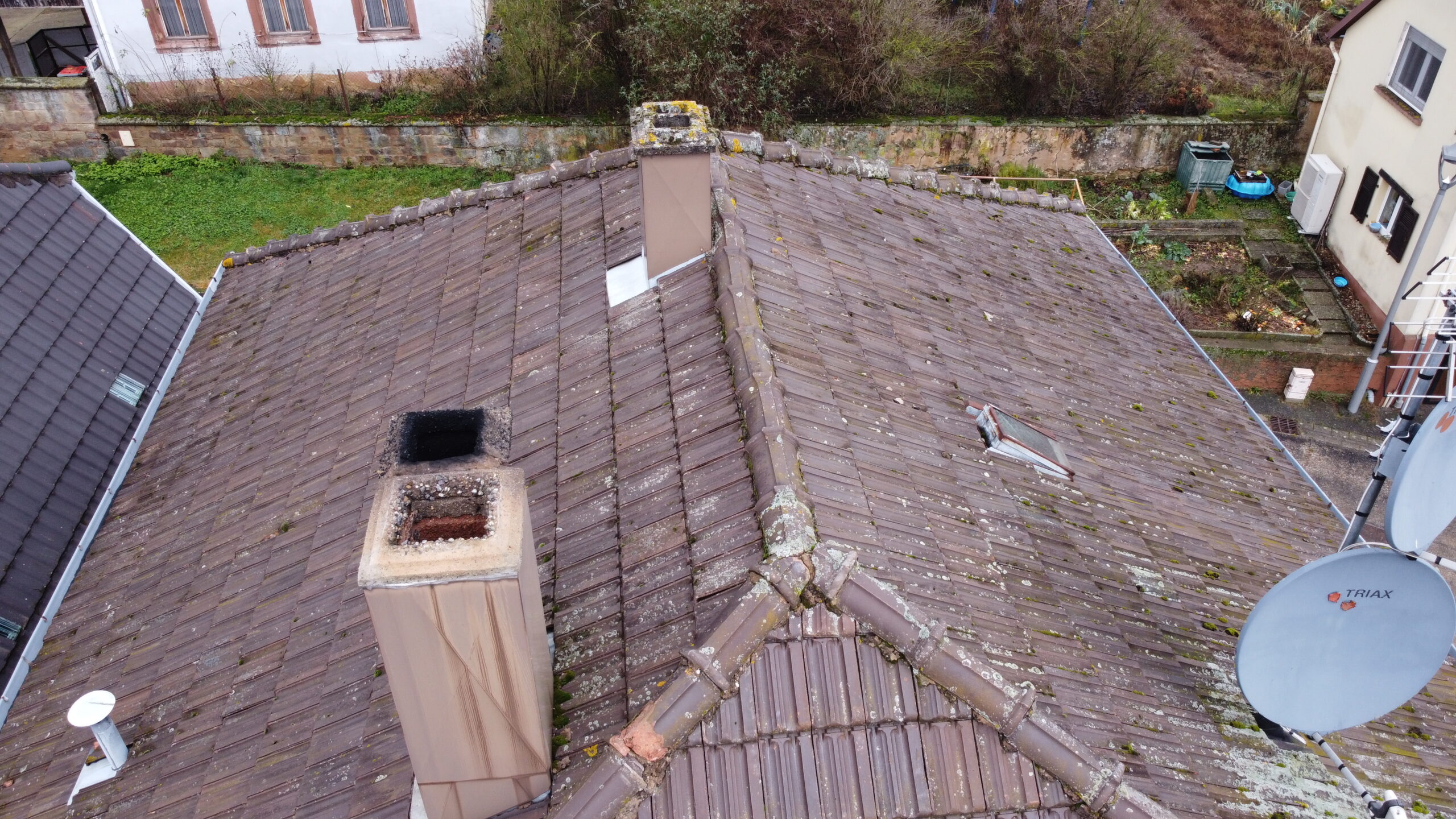 inspection d'une toiture